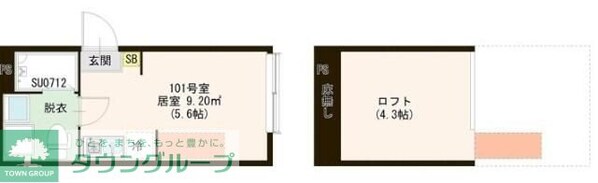 ハーモニーテラス若宮VIの物件間取画像